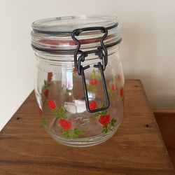 Vintage French Glass Jars 