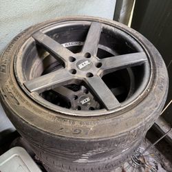 18 Str Black Rims