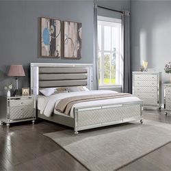 Brand New! 7pc Queen/king Bedroom Set 😍/ Take It home with Only$39down/ Hablamos Español Y Ofrecemos Financiamiento 🙋🏻‍♂️