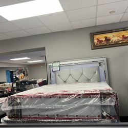 New Mattress, Boxprings & Metal Frame, All Sizes Available Excellent Quality Low Prices. Twin At $99. Hablamos Español.