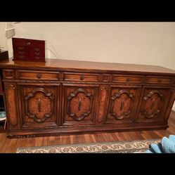 Wood Dresser And Armoire Free Delivery 