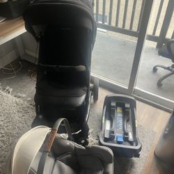 Nuna mixx stroller nuna pipa car seat - Excellent Condition- Bought in late 2021