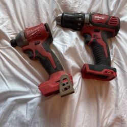 Milwaukee M18 Impact Driver And Drill Driver