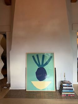 Abstract Geometric Wall Art – Large Framed Print