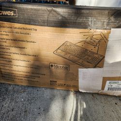 Fellowes Professional Corner Executive Keyboard Tray