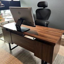 Modern Wood Computer Desk