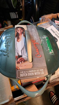 Cast Iron Dutch Oven 5q Craving by Chrissy New Price Firm Corona92879