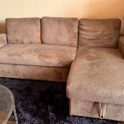 Candrea 81" Upholstered Sleeper Sofa With Charge Port