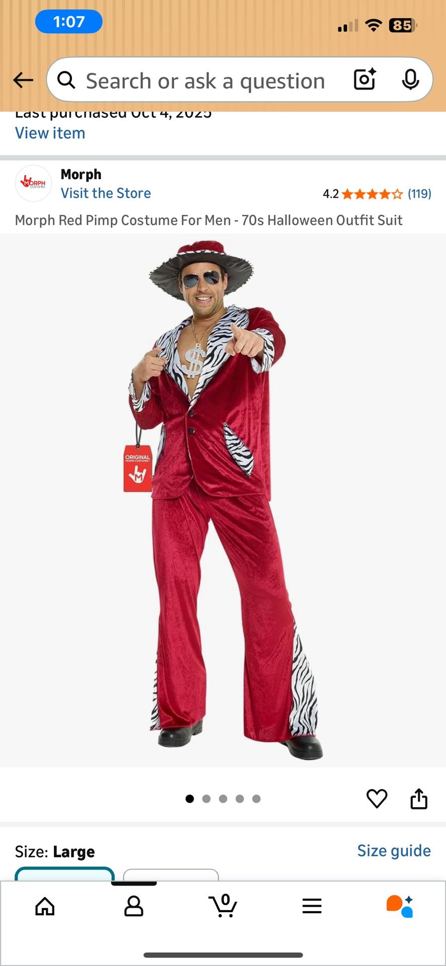 Pimp Costume Halloween 2x