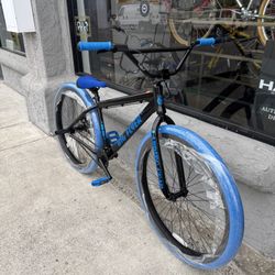 NEW SE Big Flyer HD Black Bruiser 29” Wheelie BMX Bike Bicycle Hydro Hydraulic Disc Brakes - Throne GT Mafia Collective Street 