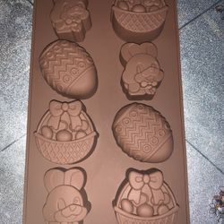Little Bunny , Basket And Egg Mold Chocolate