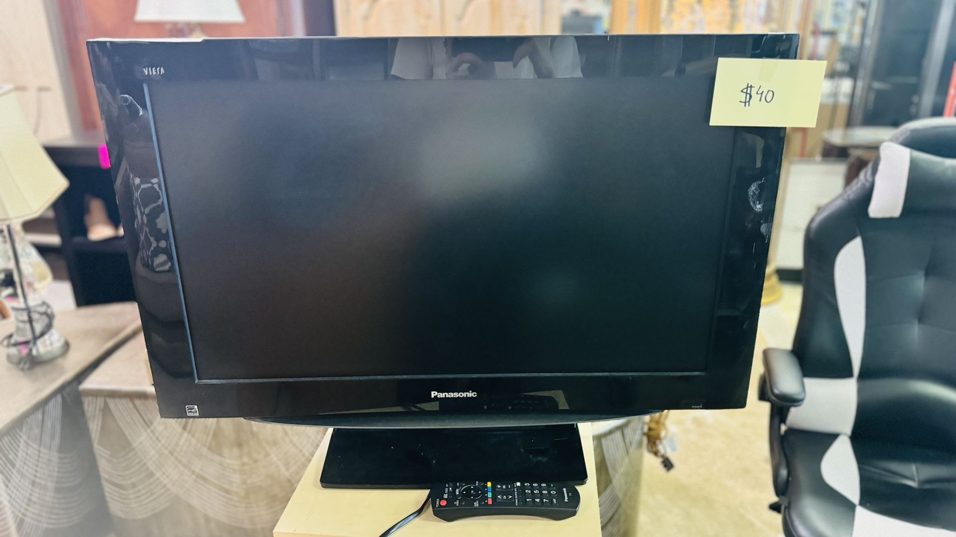 38” Panasonic TV With Remote