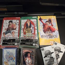 One Piece Starter Deck Bundle for sale.
Selling as a bundle only