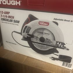 Hyper tough 12 Amp Circular Saw -NEW Never Used