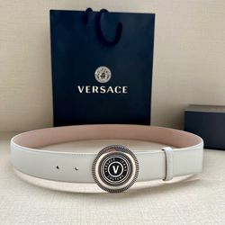 Versace White Belt New 