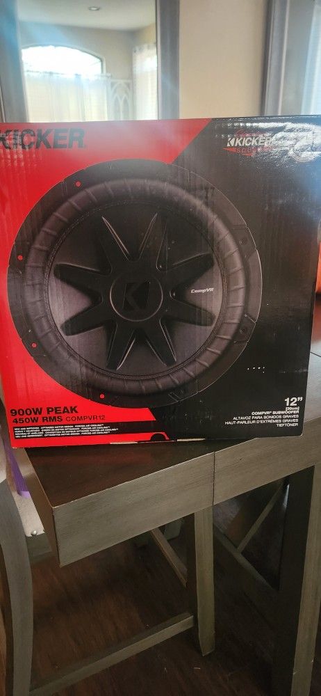 New!! Kicker CVR 12" Subwoofer 