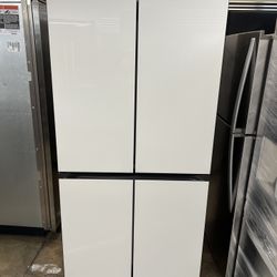 NEW OPEN BOX SAMSUNG BESPOKE FOUR DOOR REFRIGERATOR 