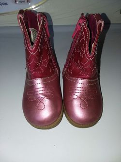Cowboy pink boots