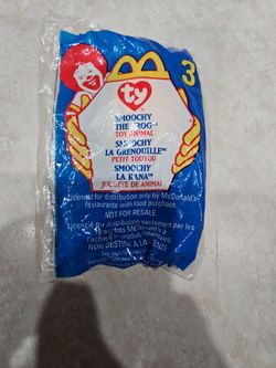 McDonald's TY Beanie Baby Smoochy the Frog