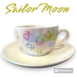Sailor Moon Symbols AOP Iridescent Teacup with Saucer