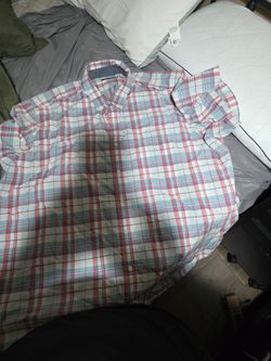 Big N Tall Men's Plaid Button-Down Shirt