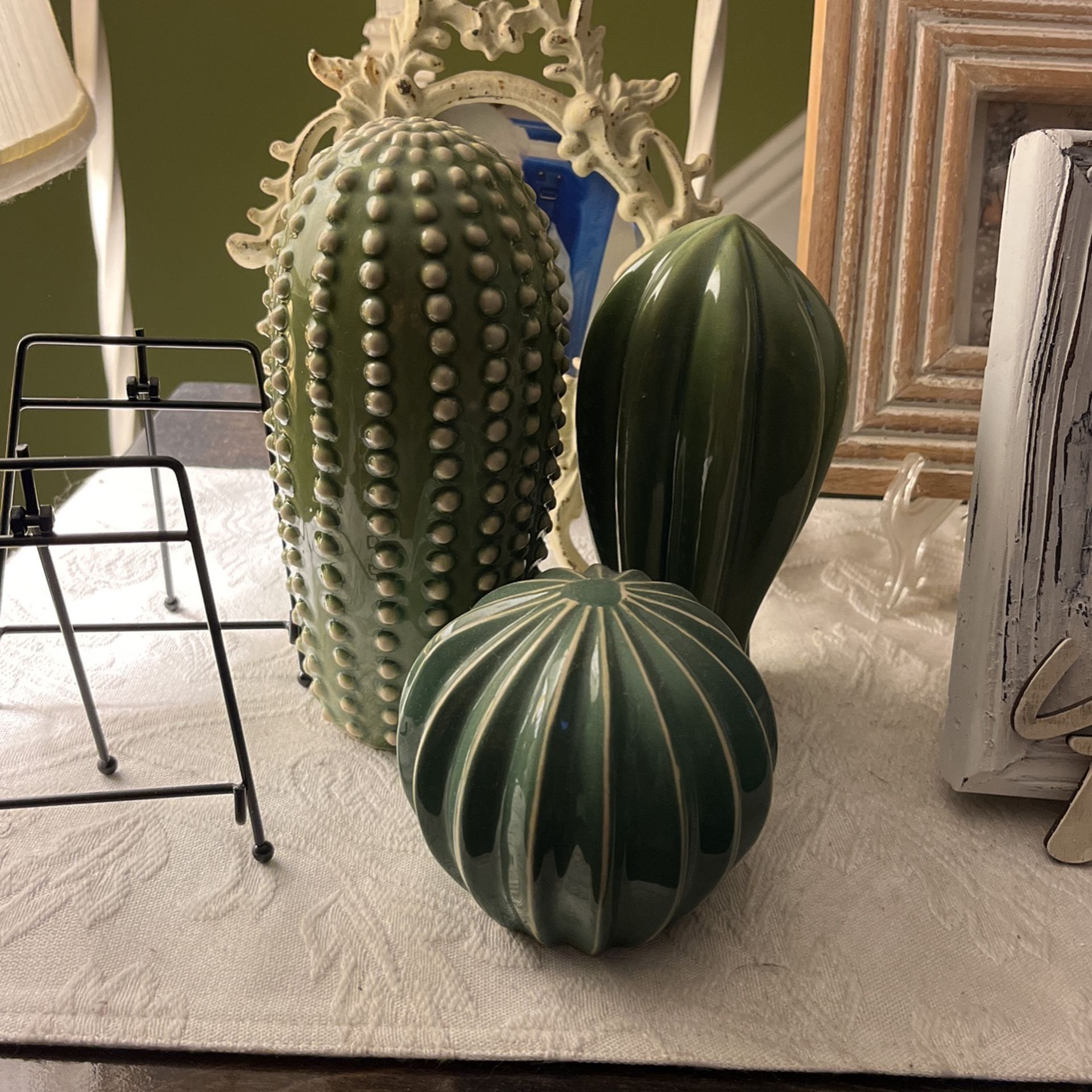 Ceramic Cactus Decor