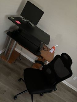 Desk and Chair $40 each/$65 for both