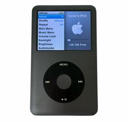 Apple iPod Classic 7th Generation Charcoal Black 160GB - MC297LL/A - WORKING