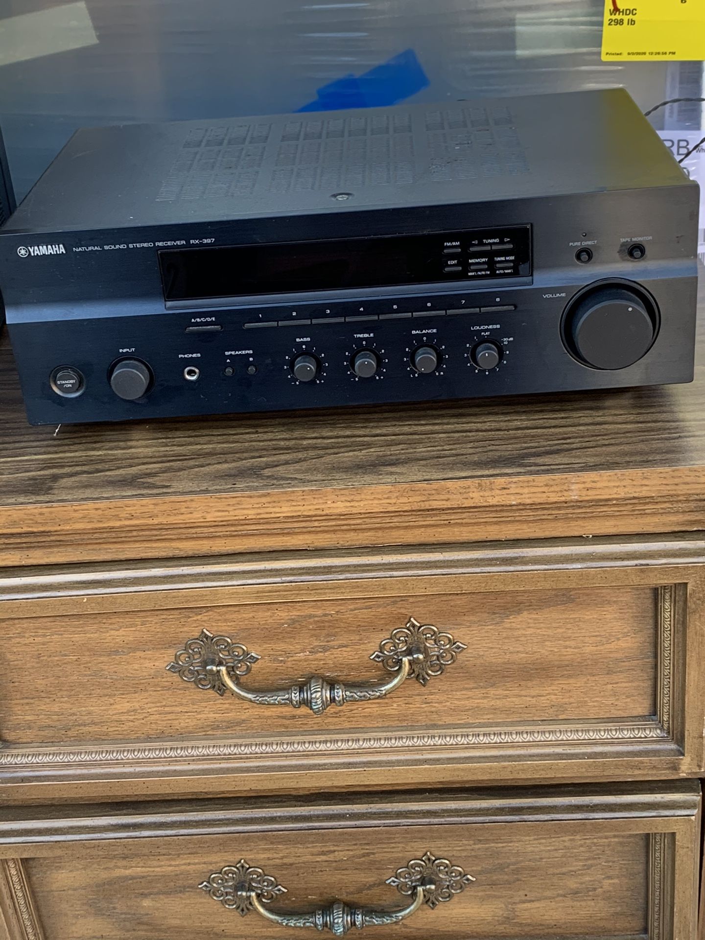 Yamaha Natural Sound Stereo Receiver RX395