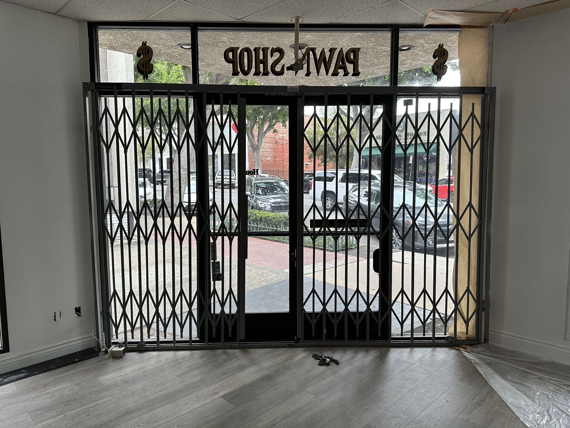 Metal Folding Doors 9x8 Feet Security Gate