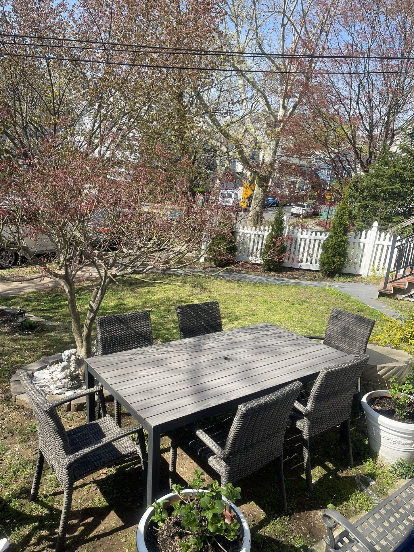 Outdoor Wicker Dining Set