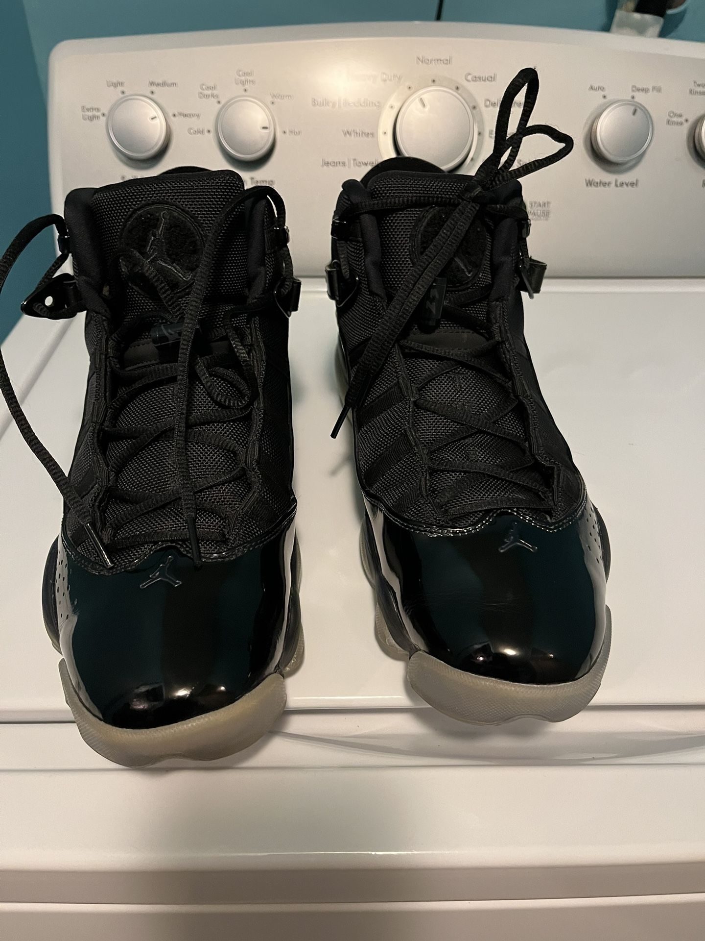 Jordan 6 Rings Space Jams Black ice Size 12