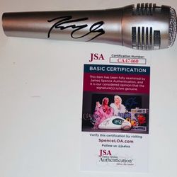 KENNY CHESNEY SIGNED AUTOGRAPHED MICROPHONE COUNTRY MUSIC LEGEND JSA COA WOW 1/1
