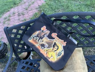 Vintage Retro Cowgirl Pin-Up Shoulder Tote 