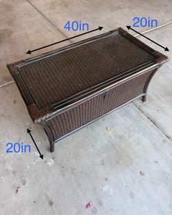 Rattan Chest Storage