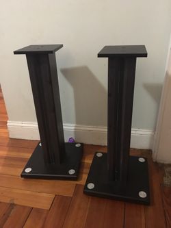 Living room speaker stands