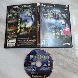 Disney's The Haunted Mansion Sony PlayStation 2, PS2 No Manual- Tested