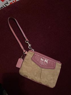 Coach wristlet
