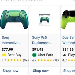 Ps5 remote green brand new in box