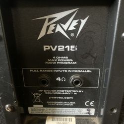 Pasive Speakers (Not Active/Powered ) Peavey , And JBL 