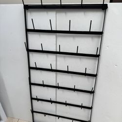 BirdRock Home 36 Peg Mug Mountable Rack 6 Tier Metal 