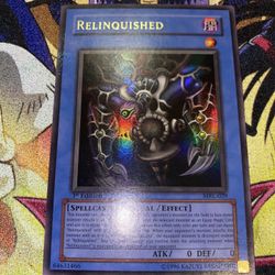 Yugioh Relinquished MRL-029 Ultra Rare 1st Edition Magic Ruler LP/NM MISPRINT