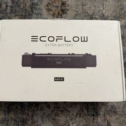 EcoFlow River Max Extra Battery Kit, Black, 288Wh, Model EF4-MAX BRAND NEW