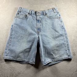 Vintage Levi's 550 Denim Shorts Men's 34 Blue Relaxed Fit Blue Jean Baggy #3598