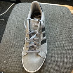 Grey Adidas Daily 3.0 Shoes (Size 11)