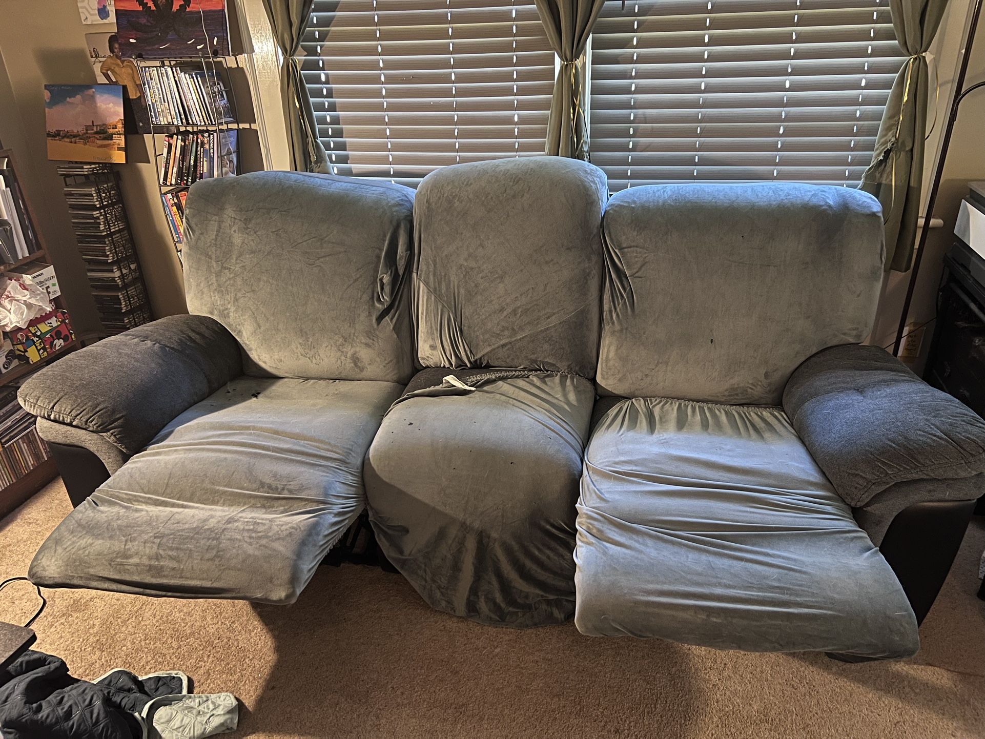 Double Recliner Sofa