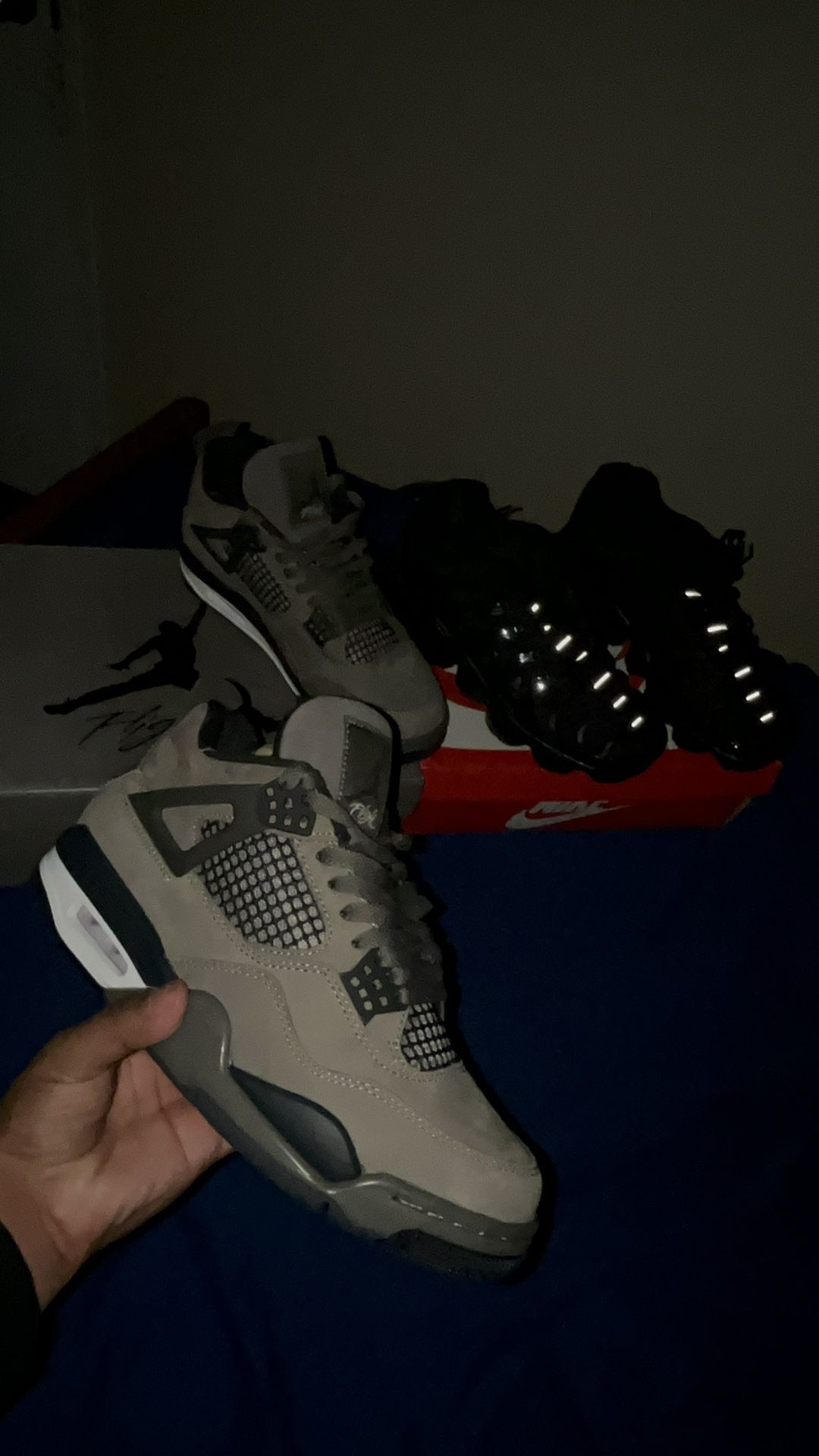 Jordan 4 Retro “Cave Stone” And Nike Vapormax Both Size 8.5