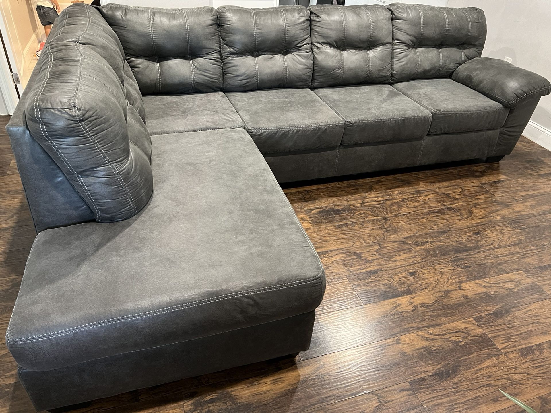 Sectional Sofa Gray 