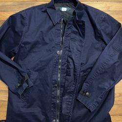 Men’s J.Crew Lightweight navy Jacket Size Small Shipping Available 