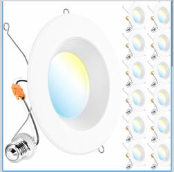 Sunco 12 Pack LED Recessed Lighting 6 Inch